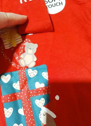 Лонгслів дитячий новорічний на дівчинку реглан кофта новорічна дитяча3 фото