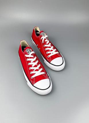 Converse chuck taylor low red3 фото