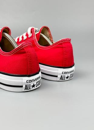 Converse chuck taylor low red6 фото