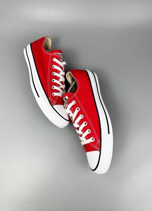 Converse chuck taylor low red4 фото