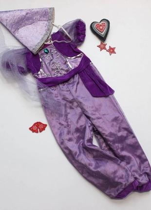 Карнавальный костюм, комбинезон жасмин с колпаком disney 3-5 лет