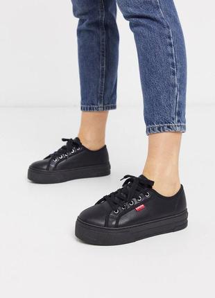 Levi’s platform   женские стильные кеды/кроссовки2 фото