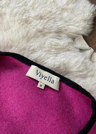 Viyella джемпер, футболка из шерсти и шелка в стиле шаннель4 фото