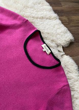 Viyella джемпер, футболка из шерсти и шелка в стиле шаннель3 фото