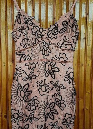 Кружевное платье, сарафан миди allyson collection.4 фото