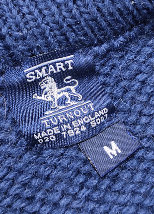Smart turnout справжня шерстяна вовняна кофта светр грубої вязки зроблено в англії6 фото