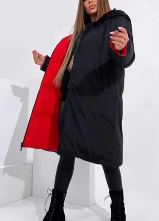Куртка зимняя двухсторонняя силикон 4 цвета 42-46, 48-52 288ми3 фото