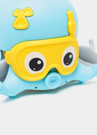 Осьминог интерактивная игрушка для ванной и купания осьминог водный,3 фото