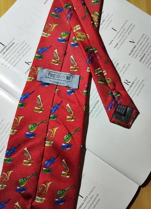Papillon швейцария грузовая 
шелковый галстук оригинальный принт6 фото