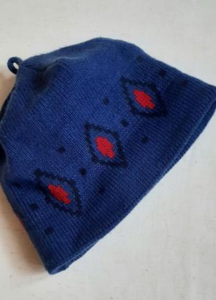 Шапка all's спортивна тепла вовняна на флісі one size