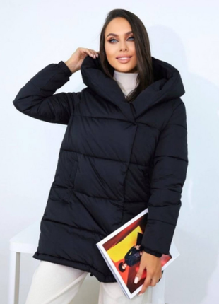 Куртка зимова жіноча 42-44,50-52 розпродажу! 9272ми3 фото