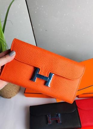 Гаманець у стилі hermes шкіра