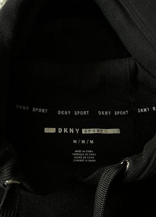 Donna karan dkny худи, толстовка, свитшот с лого, черный, размер m6 фото