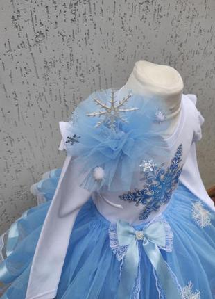 Костюм снежинки, костюм хурделицы, костюм леденящей королевы,