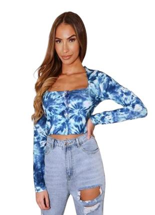 Стильный модный кроп топ топик prettylittlething