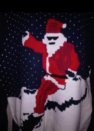 Чоловічий светр новорічна тематика2 фото
