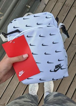 Борсетка nike&lt;unk&gt; мессенджер найк белый