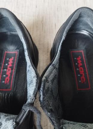 Ботинки из натуральной кожи на мембране mark shoes gore-tex (немечковая) р 394 фото