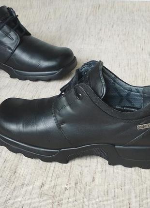 Ботинки из натуральной кожи на мембране mark shoes gore-tex (немечковая) р 392 фото