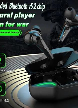 Безпроводні блютузовські навушники g11 wireless 5.3 bluetooth. нові.