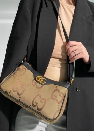 Женская сумка gucci, багет, небольшого размера легкая удобная на плече3 фото