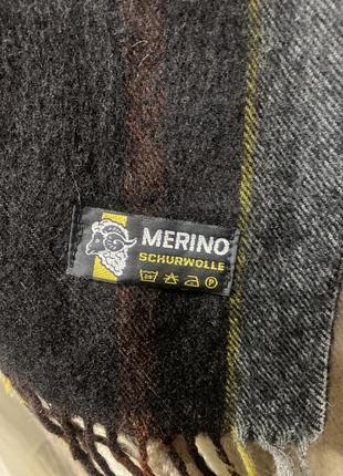 Шарф вовна merino4 фото