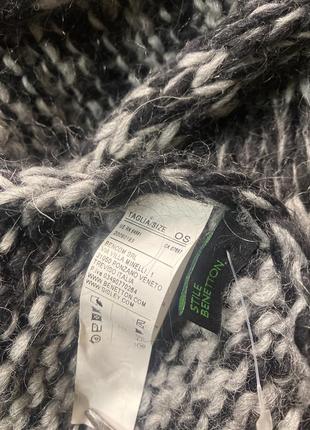 Довгий шарф мохер/альпака/вовна