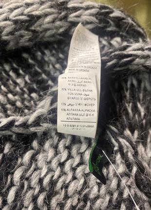 Довгий шарф мохер/альпака/вовна