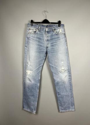Levis 501 vintage trashed чоловічі джинси w36 l343 фото