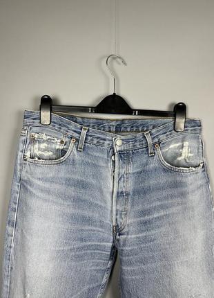 Levis 501 vintage trashed чоловічі джинси w36 l346 фото