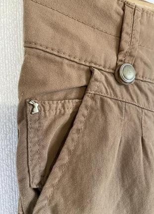 Женские брюки светло коричневые брюки джинсы5 фото