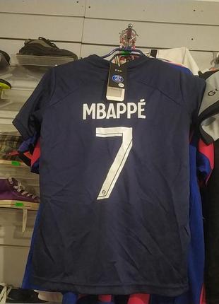 Дитяча футбольна форма mbappe мбаппе 7 псж3 фото