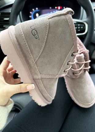 Угги ugg neumel “pink”9 фото