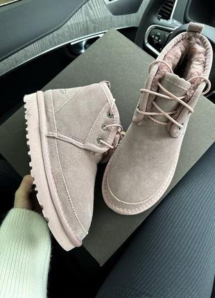 Угги ugg neumel “pink”6 фото