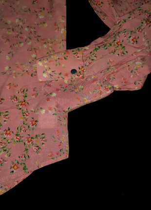Блузка в мелкий цветочный принт2 фото
