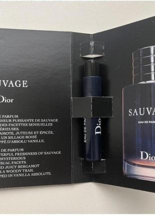 Парфумована вода (пробник) christian dior sauvage eau de parfum 1 мл
