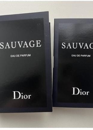 Парфумована вода (пробник) christian dior sauvage eau de parfum 1 мл3 фото