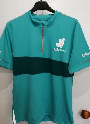 Велофутболка deliveroo