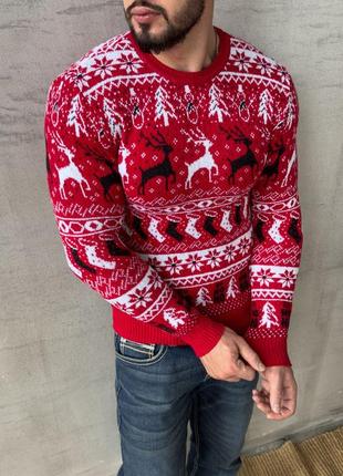 Новогодние свитера с оленями2 фото