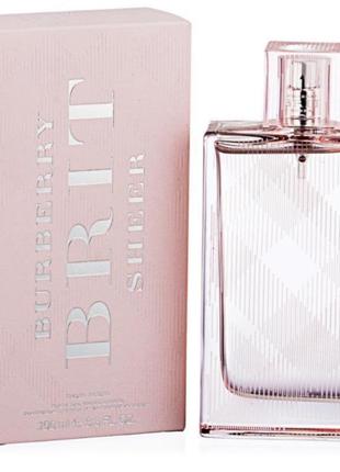 Оригинальный burberry brit sheer 100 ml ( барберри брит шер ) туалетная вода