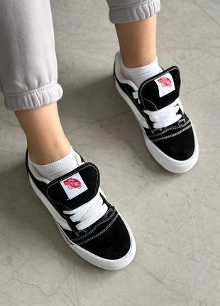 Кеди vans knu skool black/white premium3 фото