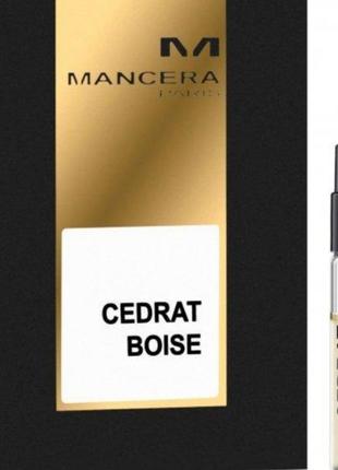 Оригинал пробник mancera cedrat boise 2 ml виала ( мансера цедра бойсе ) парфюмированная вода