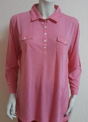 Шикарна сорочка поло рожевого кольору napapijri made in india, 💯 оригінал, блискавичне надсилання