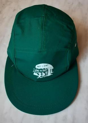Зеленая кепка бейсболка amcap франция размер one size
