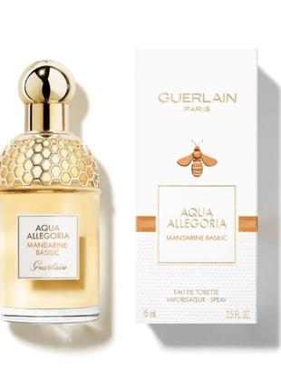 Туалетна вода guerlain aqua allegoria mandarine basilic 75 мл1 фото