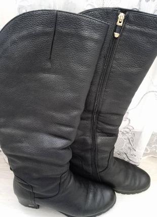 Шкіряні брендові зимові чоботи італійська шкіра2 фото