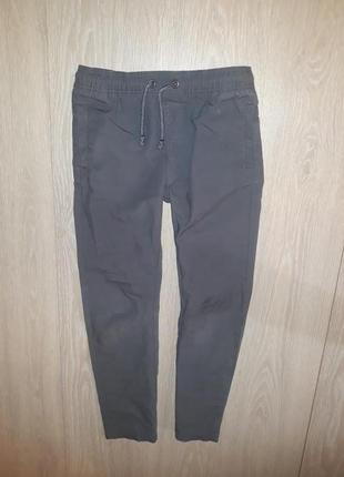 Хлопковые брюки, джоггеры marks &amp; spencer на 8-9 лет1 фото