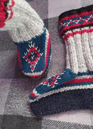 Теплые домашние носки (капчури)2 фото