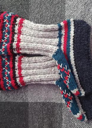 Теплые домашние носки (капчури)3 фото