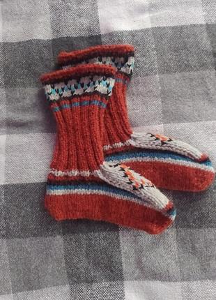 Теплые домашние носки (капчури)1 фото